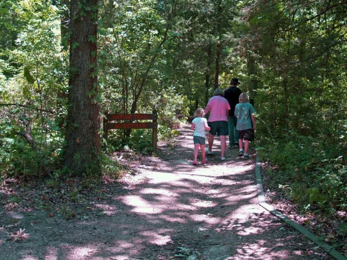 My wife, three grandchildren and I explored a nature trail at Fort Parker State Park last week.