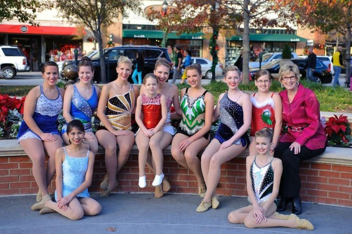 Mickey’s Majorettes take a moment from their performance last Christmas. Pictured are, back row left to right, MaryMichael Bellin, Kristin Baker, Hannah Dziuk , Lauren Pattillo, Kayli Mickey, Caroline Carothers, Megan Norton , Rachel Hutchinson and Patti Mickey; and, front row left to right, Isabel Obias and Allie Pellerito.