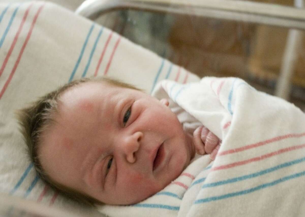 This 6-pound, 15-ounce boy is the first baby born in South Montgomery County for 2012. He made his entrance at St. Luke’s The Woodlands Hospital at 7:48 a.m. Sunday.