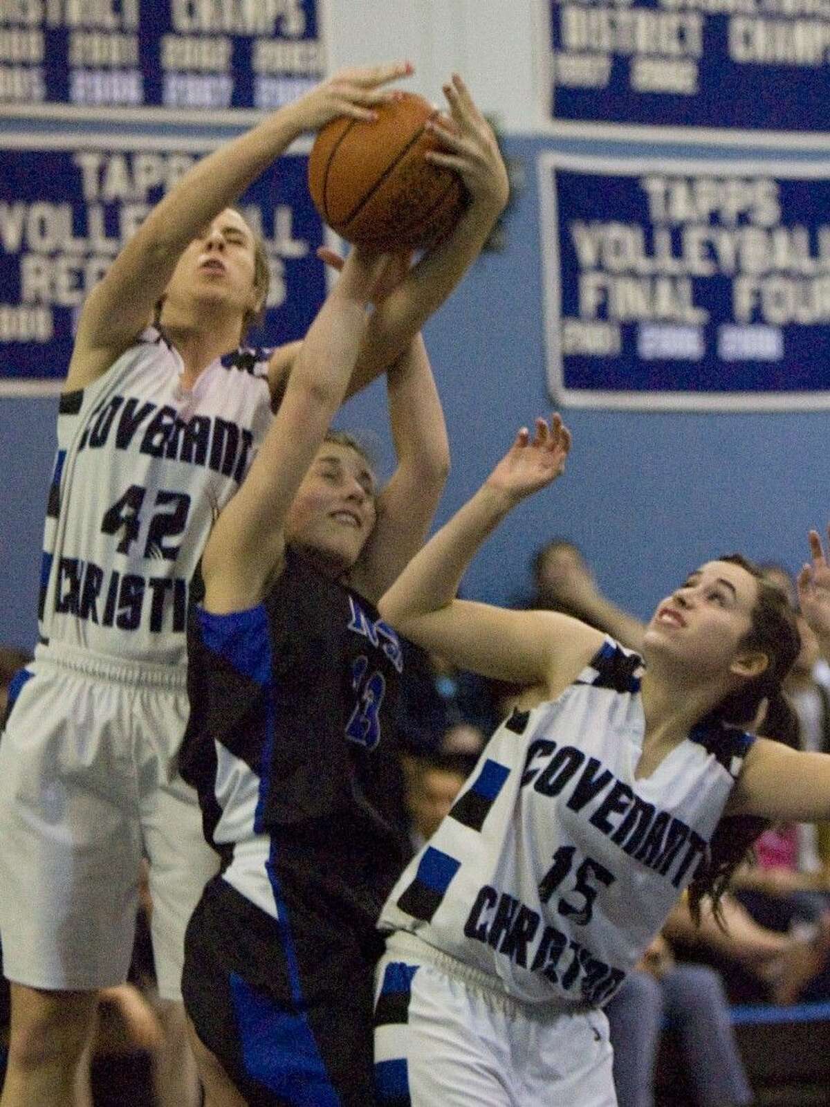Covenant Christian's Lu-Cheree de Jager (42) during her playing days.