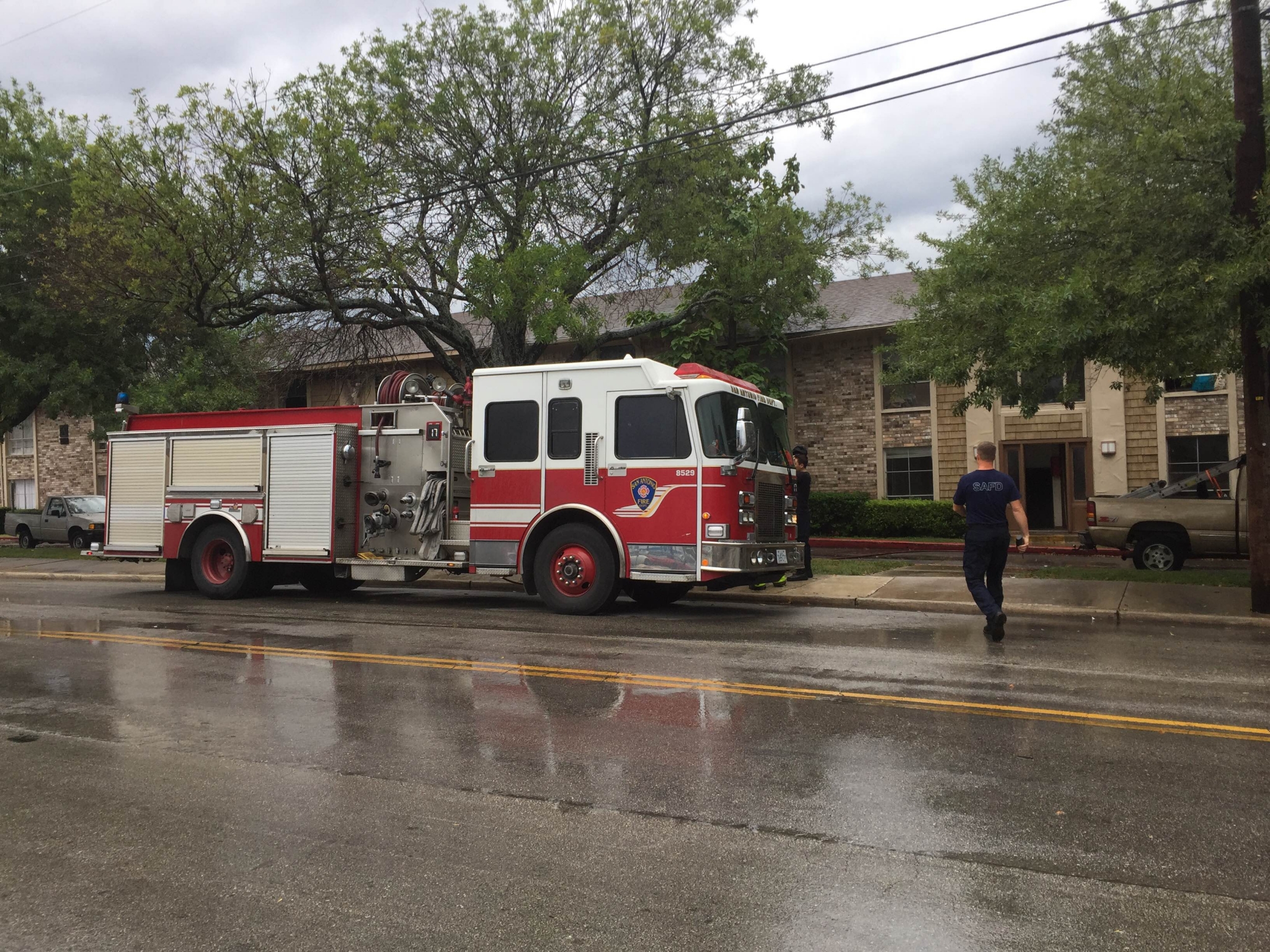 Tenants evacuated after fire breaks out at North Side apartments