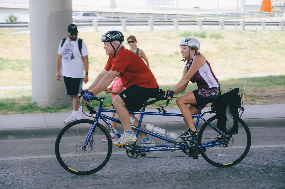 of the street closed down for people to bike, walk, skate and