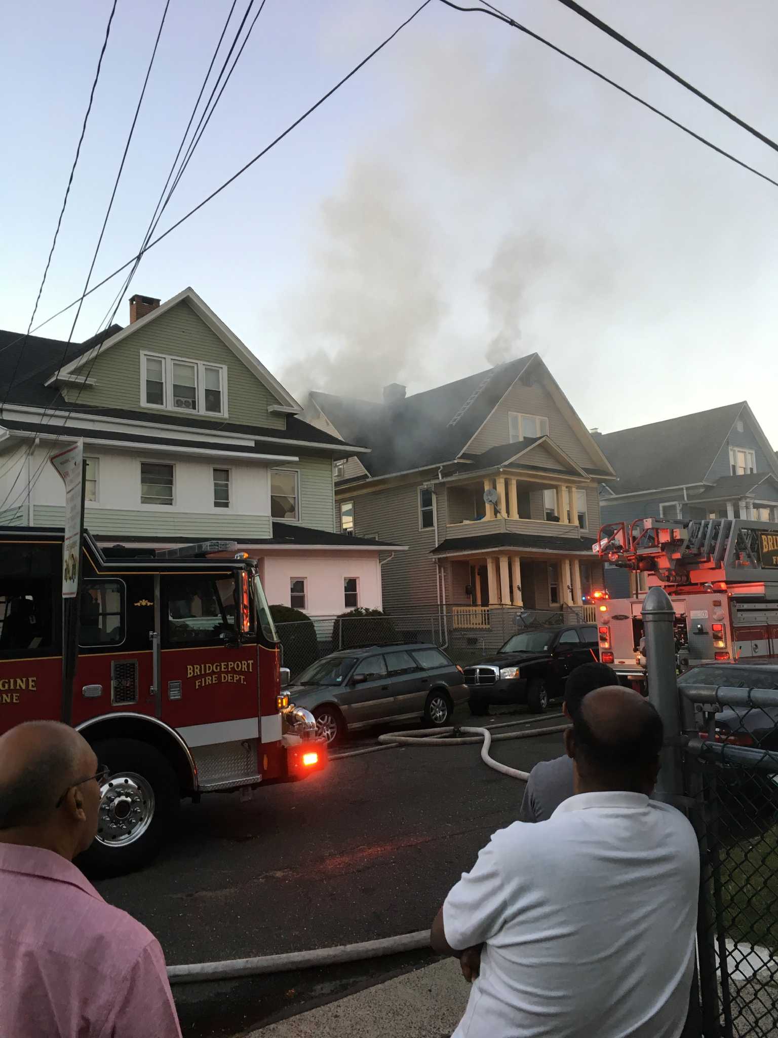 Fire reported for second time in 12 hours at Bridgeport house