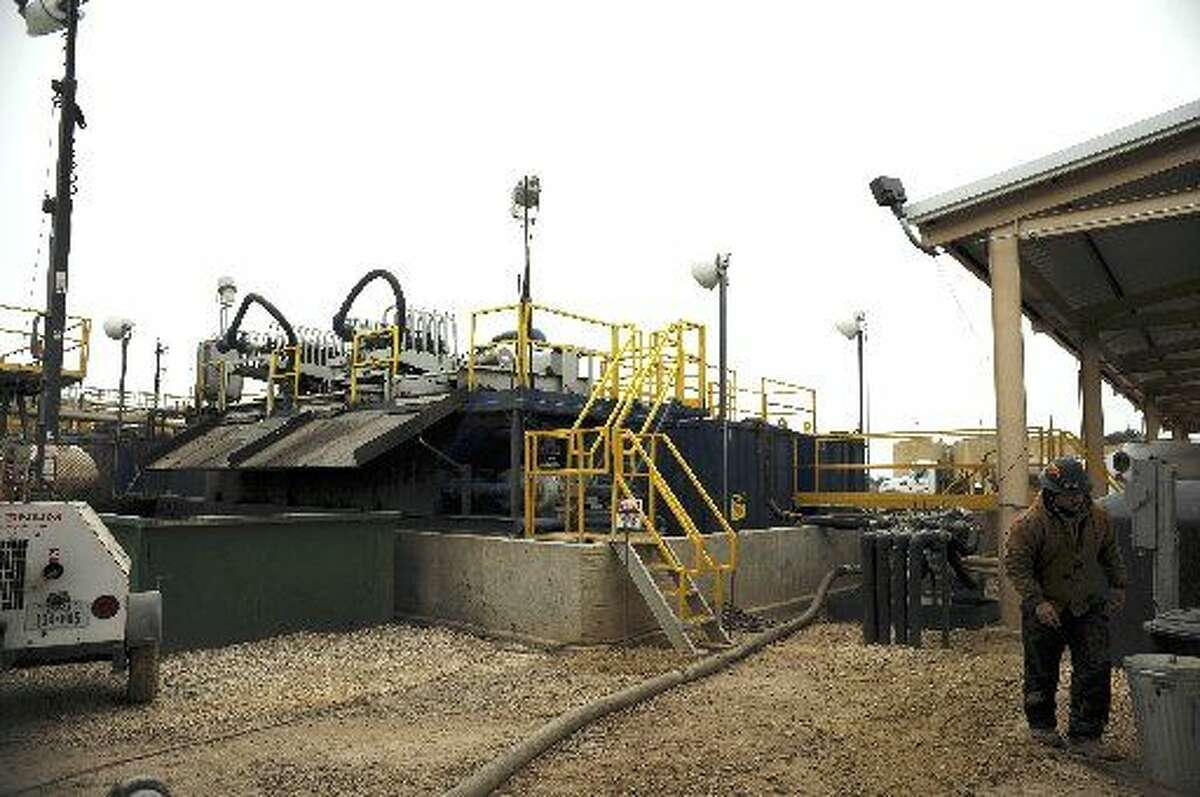 FILE: the Petro Waste Environmental LLC near Cuero accepts deliveries of energy industry waste. It uses a centrifuge and other processes to break it down.