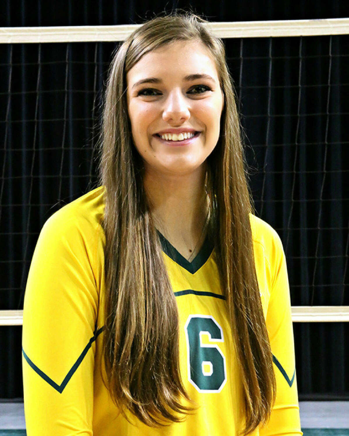 Midland College volleyball player Dana Lohrke.