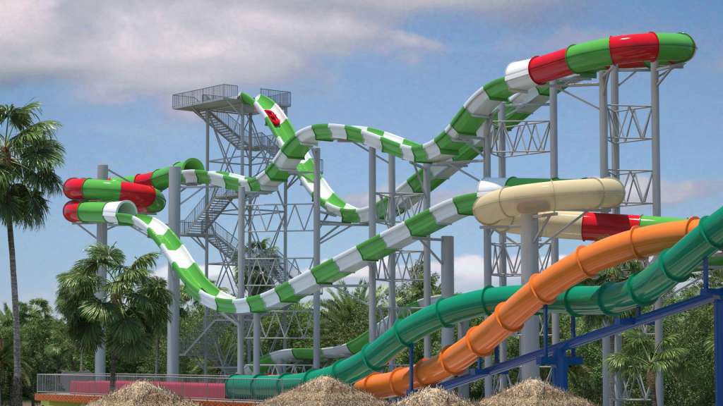 World s tallest water coaster to open in Galveston this week