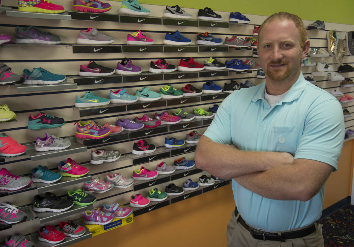 Chris Cato, new owner of Terry's Kids Shoes. Friday 09-23-16 Tim Fischer/Reporter-Telegram