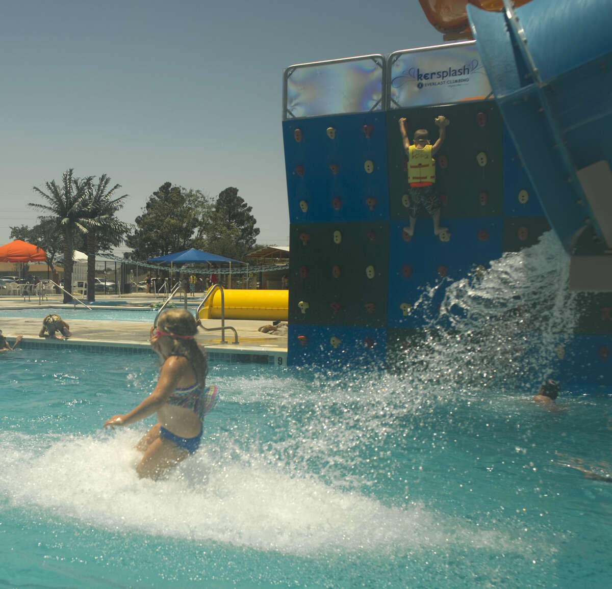 Doug Russell Aquatic Center, 900 Midland Drive, will be open noon to 7 p.m. on Monday and Wednesday through Saturday and 1 to 7 p.m. on Sunday.