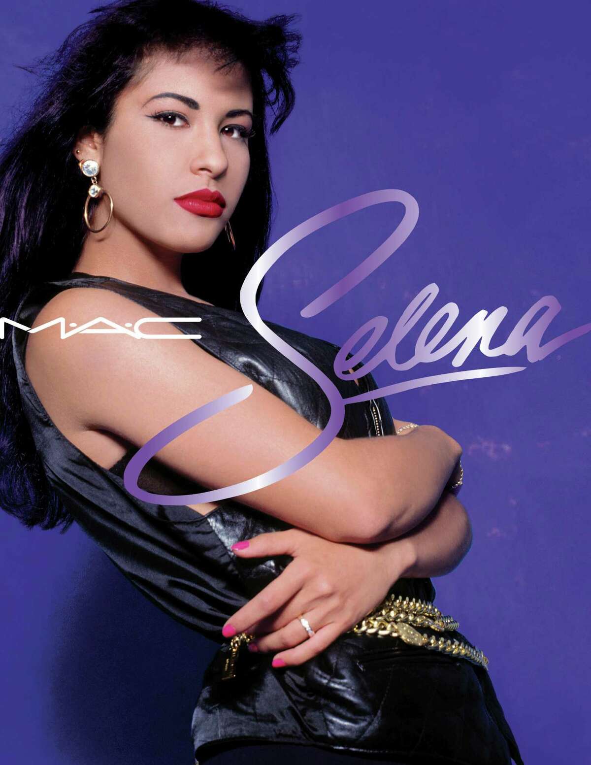 The 14-piece MAC Selena collection includes lipticks, eyeshadows, mascara and more priced from $17 to $35, all encapsulated in Selena’s favorite purple hue.