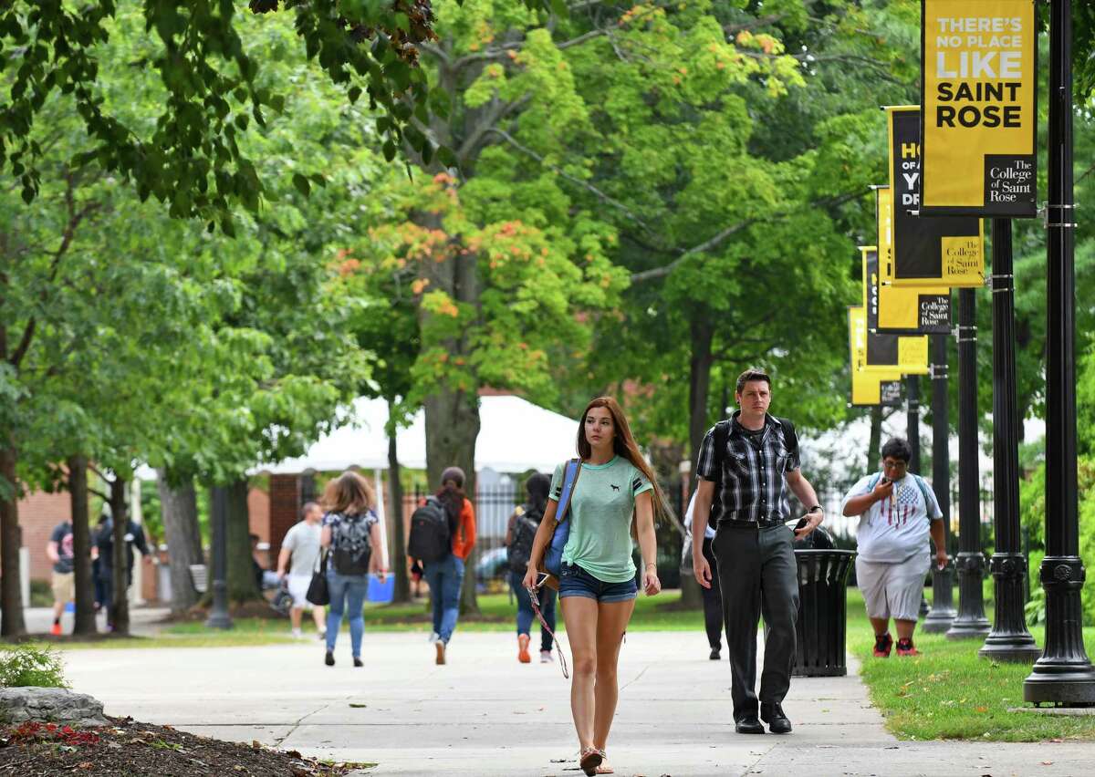 The College of Saint Rose campus on Thursday Sept. 8, 2016 in Albany, N.Y. (Michael P. Farrell/Times Union)