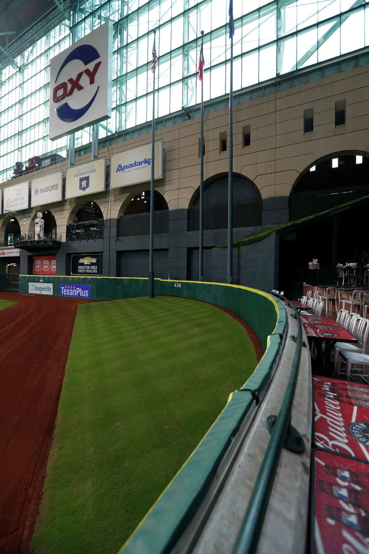 Tal's Hill in the center field, will be going away after this season at Minute Maid Park, Thursday, Sept. 22, 2016 in Houston. ( Karen Warren / Houston Chronicle )