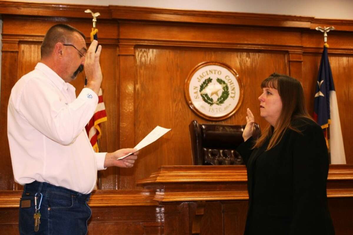County officials take oath of office
