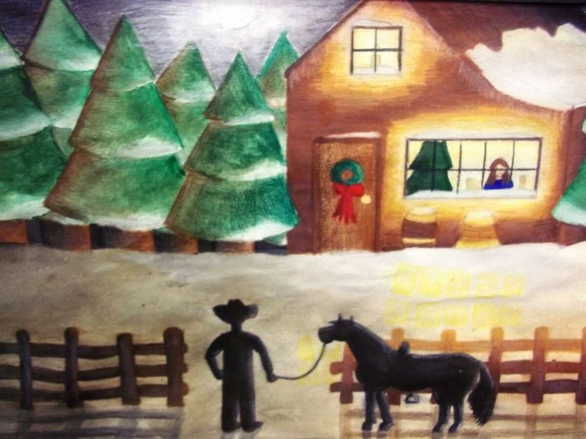 Students art selected for rodeo show