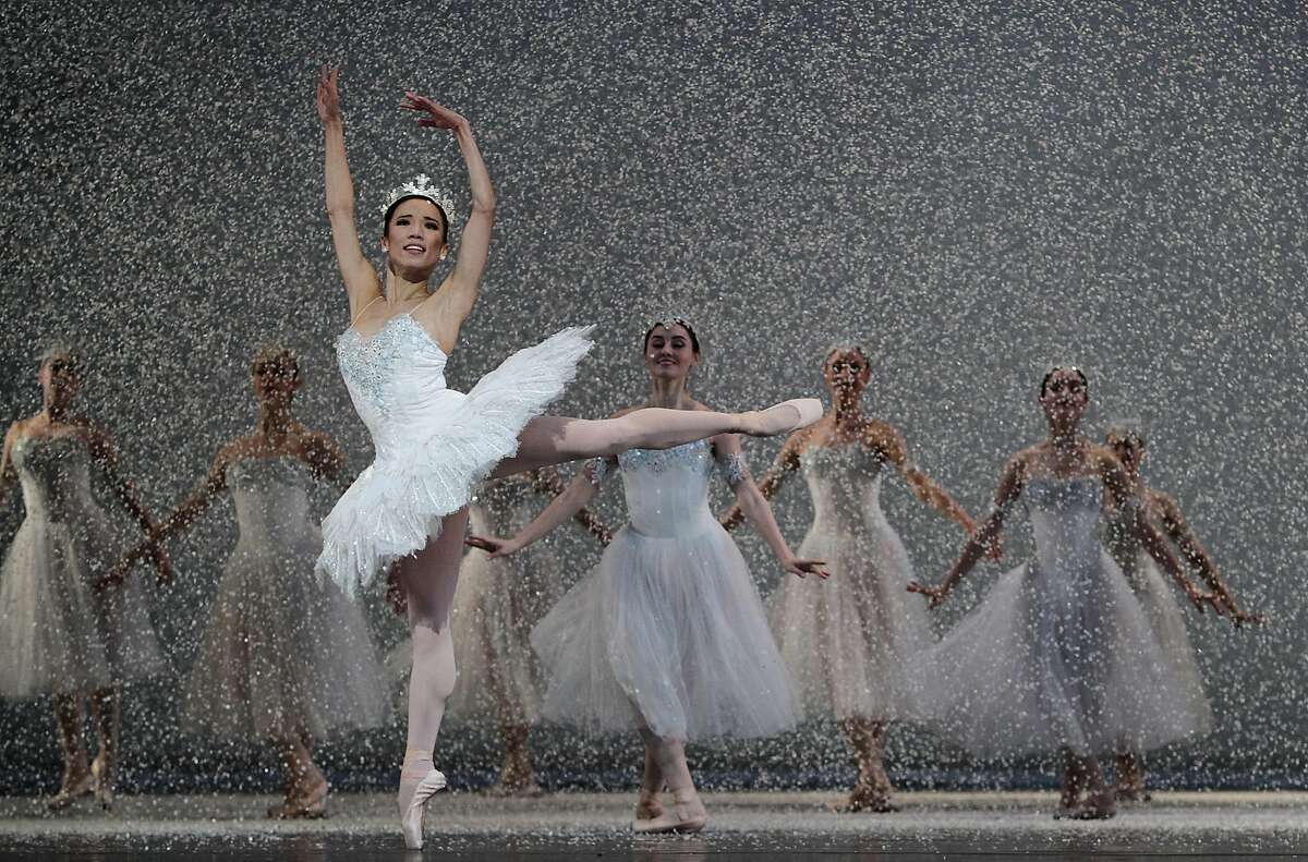 The Queen of the Snow (Frances Chung) dances in the San Francisco Ballet's annual production of the Nutcracker at the War Memorial Opera House in San Francisco, Calif. on Wednesday, Dec. 11, 2013.