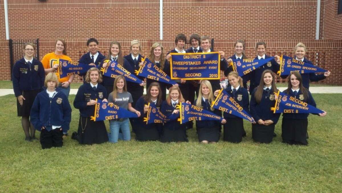 Hargrave FFA students excel at district