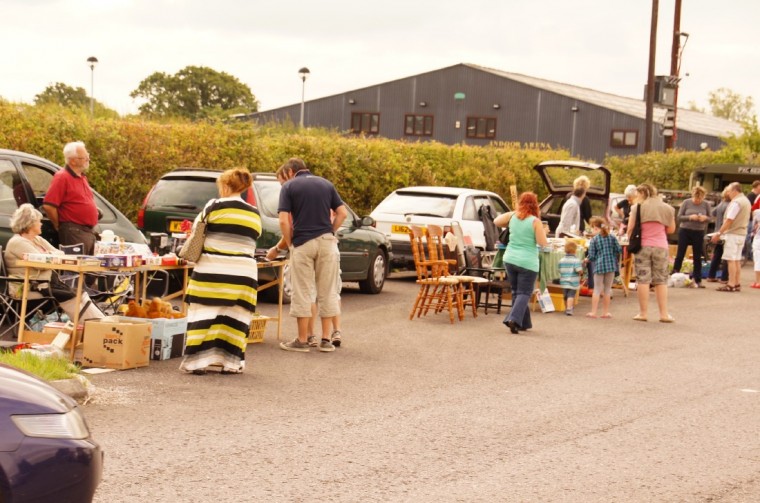 Car boot sale brings British-style 