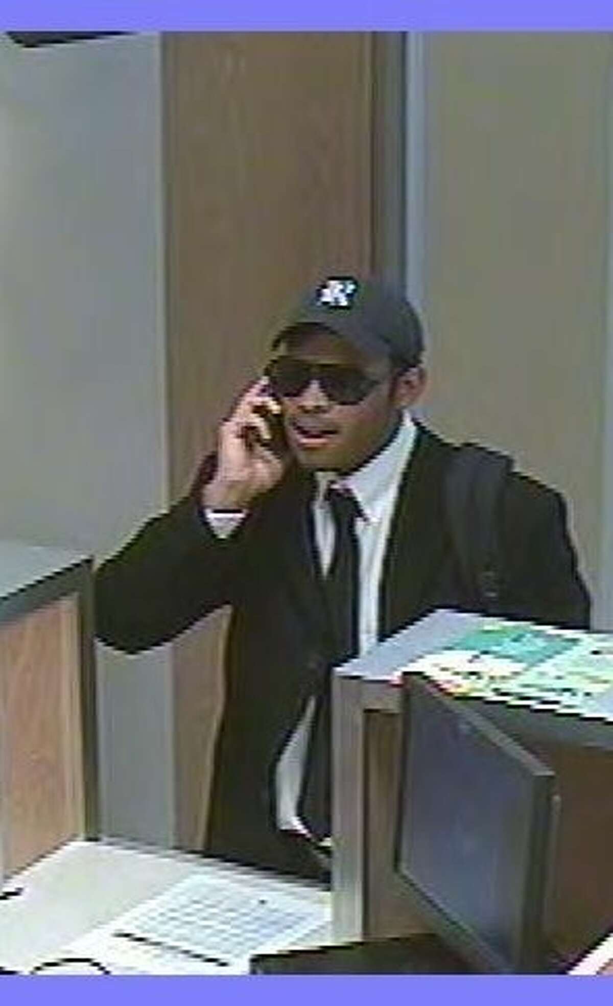 Authorities said it was Copeland who robbed this Comerica bank branch in the West University area last week.