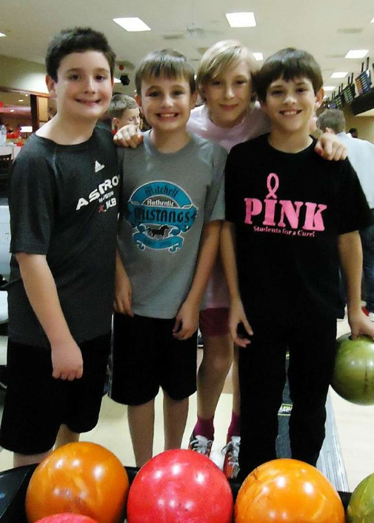 Mitchell Intermediate students Bowl for a Cure for Breast Cancer.