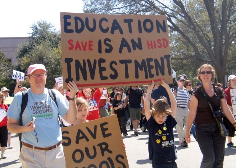 Teachers respond to looming budget cuts