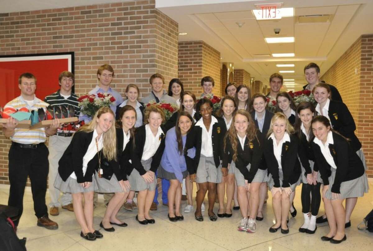 Strake Jesuit Crusader cheerleaders called to office for special