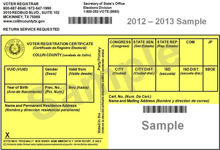 Mailing of voter registration cards delayed by redistricting dispute