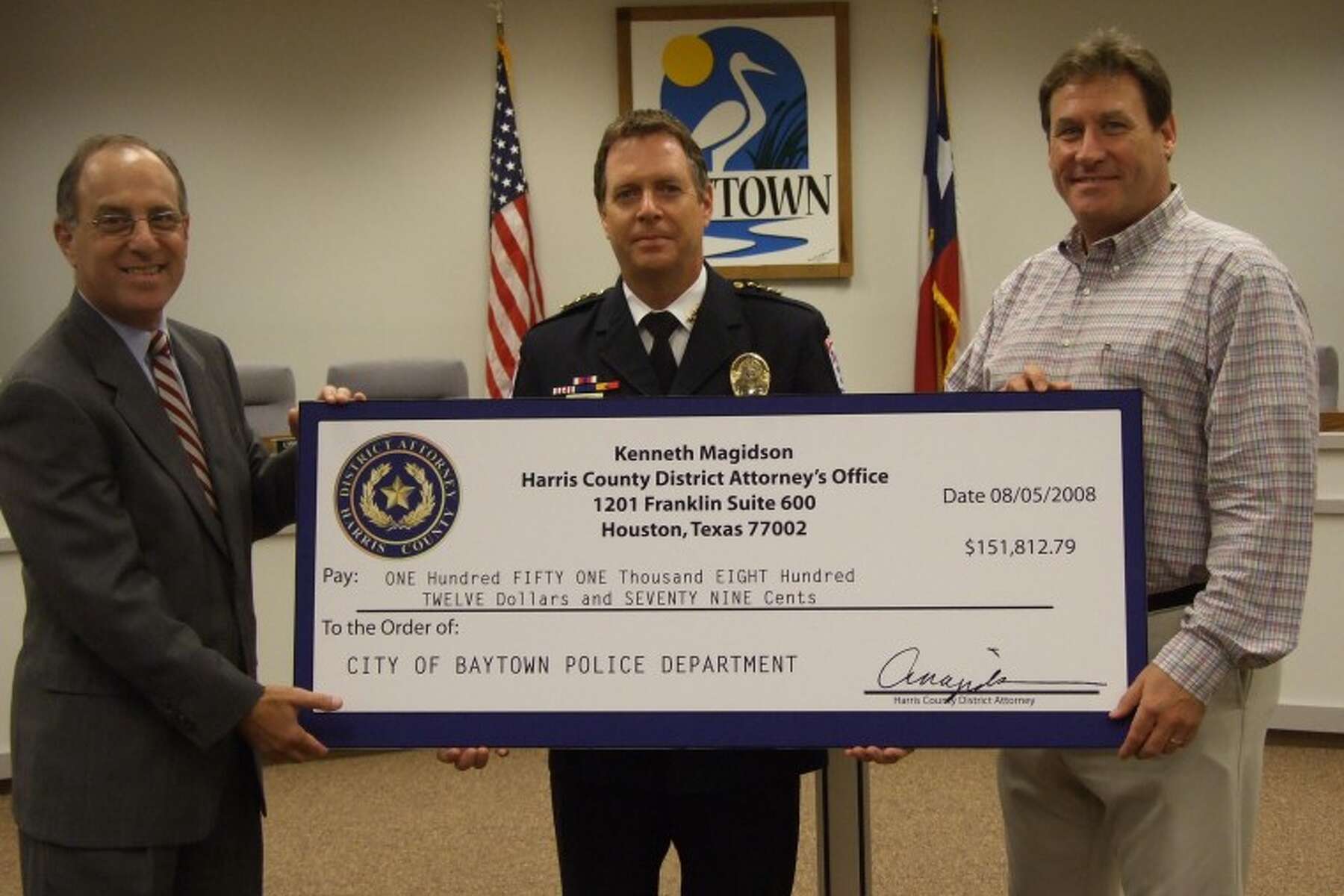 Harris County DA funds Baytown police surveillance equipment