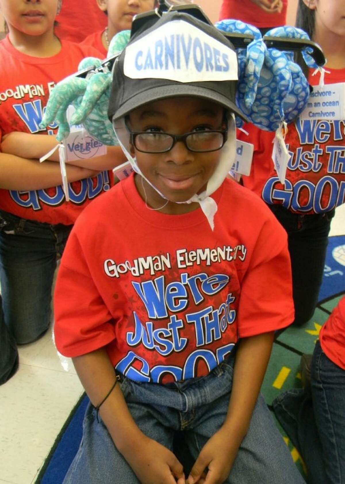 Artsy caps promote science at Goodman Elementary School