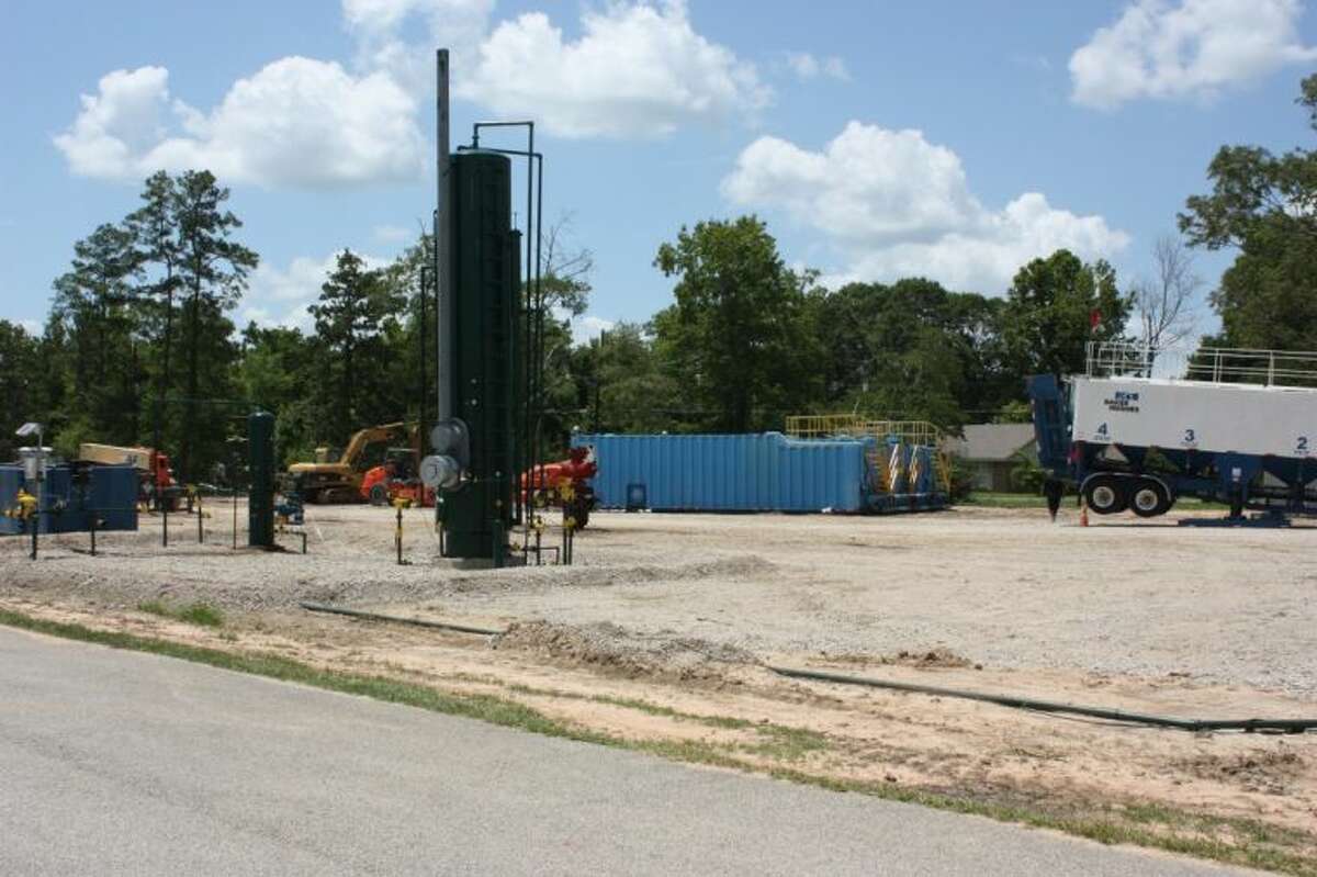 The oil well site next to the City of Cleveland Police Department is being prepared for fracking to occur on Friday, June 14. The site is expected to produce between 30,000 to 50,000 barrels of oil over the next three to five years.