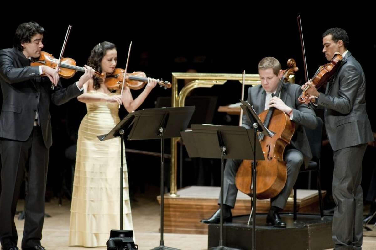 The Catalyst Quartet, comprised of top laureates and alumni of the internationally acclaimed Sphinx Competition for young black and Latino string players, makes its Houston debut on Wednesday, April 25, at 7:30 p.m. in the Wortham Center’s Cullen Theater, presented by Society for the Performing Arts (SPA). This performance marks is the final concert of SPA’s new Young Concert Artists Series for the 2011-2012 season.