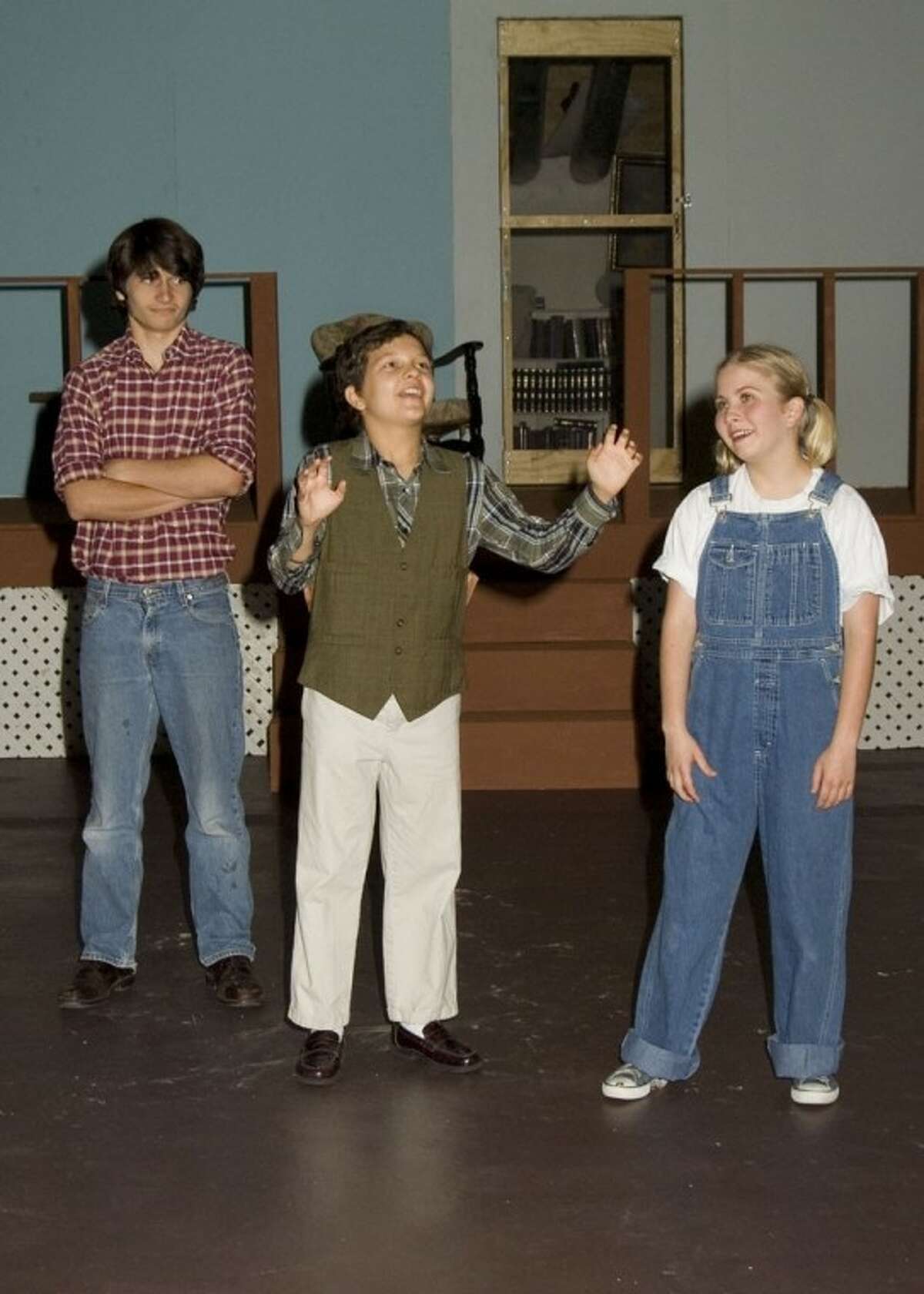 Anthony Martino, Lorenz Lopez, and Elizabeth Tyska appear as Jem, Dill, and Scout in To Kill a Mockingbird by Christopher Sergel based on the novel by Harper Lee at Pasadena Little Theatre, 4318 Allen Genoa Road. Opening night is Friday, June 17, with performances weekends through July 3. Show times are 8PM on Fridays, Saturday, and Thursday, June 30, and 3PM on Sundays. Ticket prices are 14.00 for adults and 12.00 for students and seniors. Make reservations by calling 713-941-1PLT (1758) or on line at pasadenalittletheatre.org.