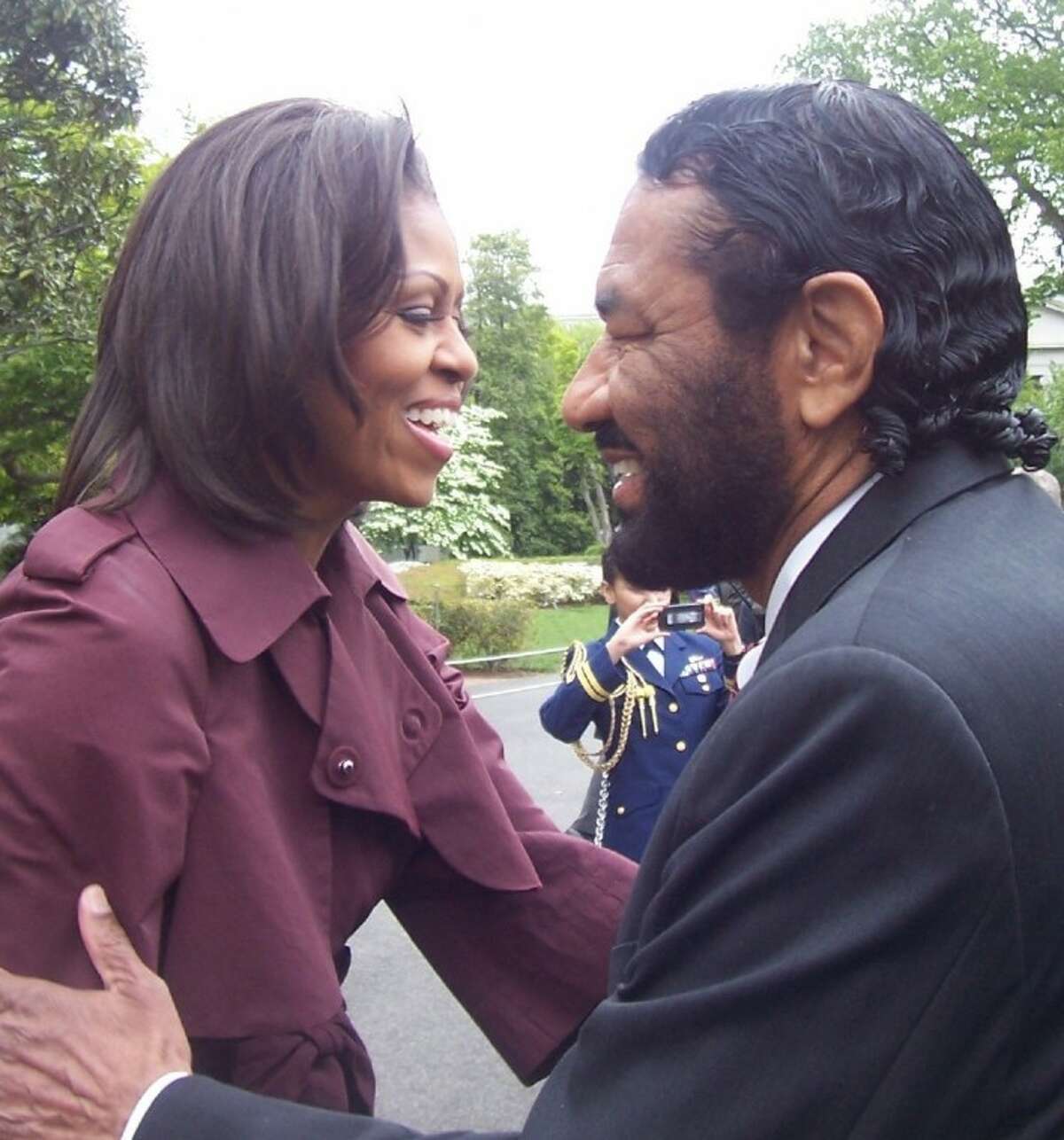 Al Green joins first lady at veterans event