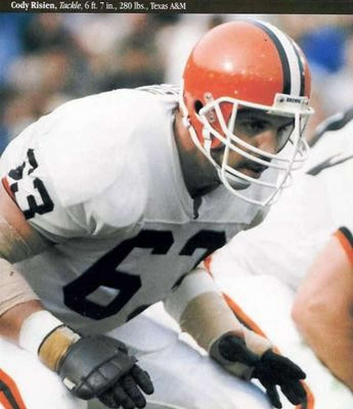 SUBMITTED PHOTO: Cody Risien, a 1975 Cy-Fair High graduate, made two Pro Bowls and was part of five division championship teams during an 11-year career as an offensive lineman with the Cleveland Browns.
