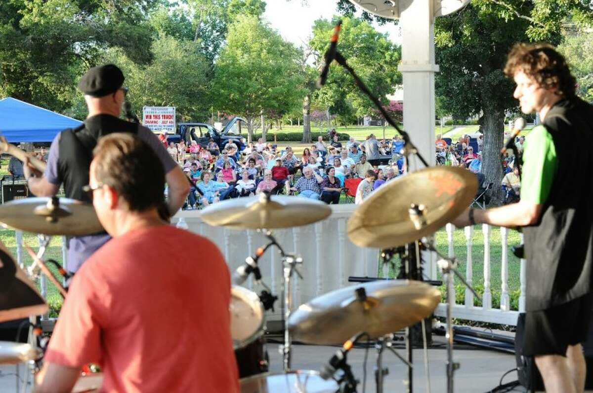 The Chromatics perform for a crowd, part of Concerts in the Park at Stevenson Park Friday, 6/24.