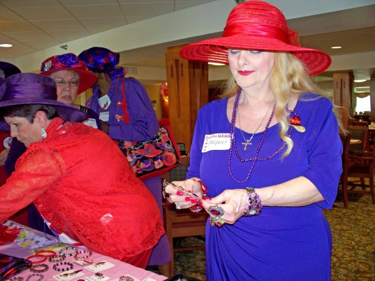 Red Hat Society celebrates 14th anniversary