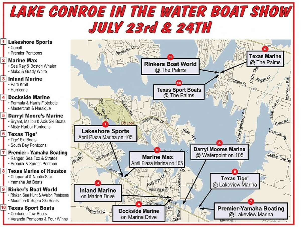 Boat show set for Lake Conroe this weekend