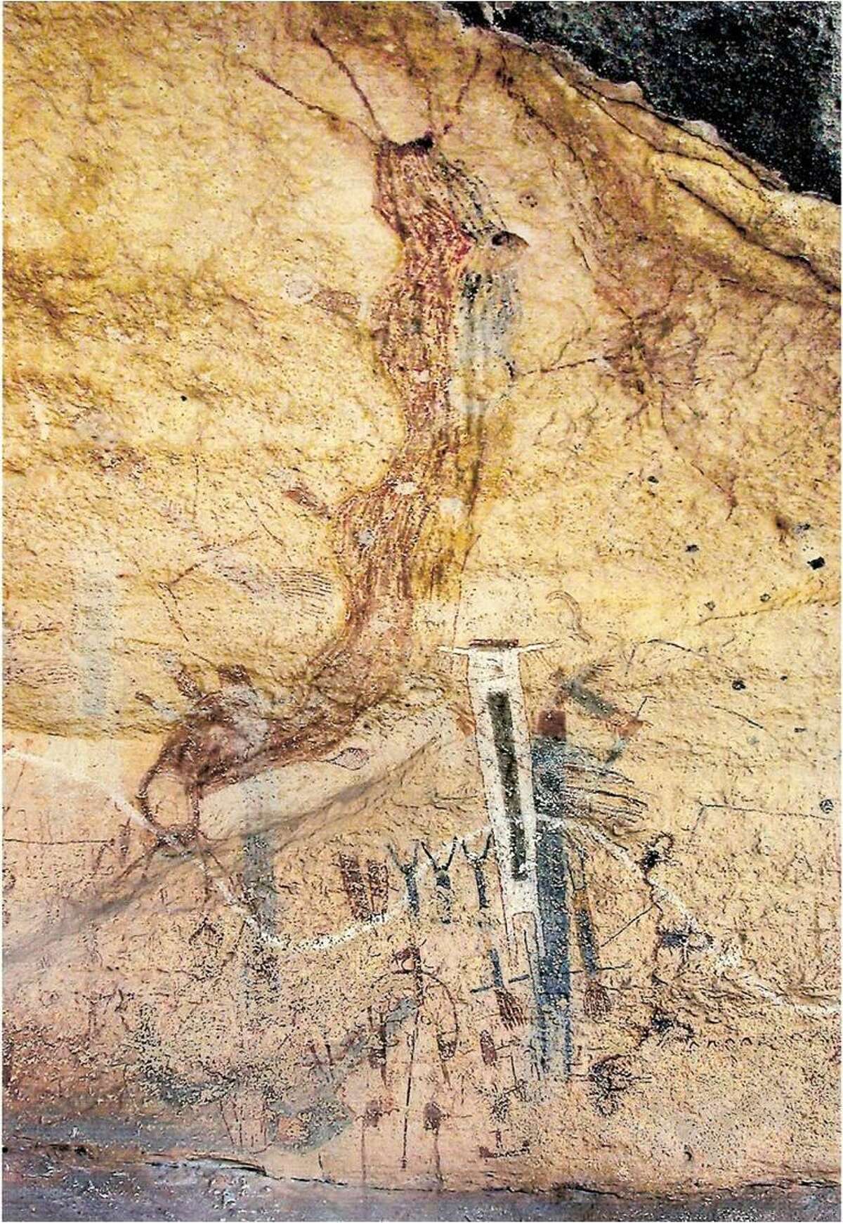 The White Shaman Preserve draws scholars from around the world to study the rock art adorning the walls. The best-known work at the site is the White Shaman mural, which is 26 feet long.