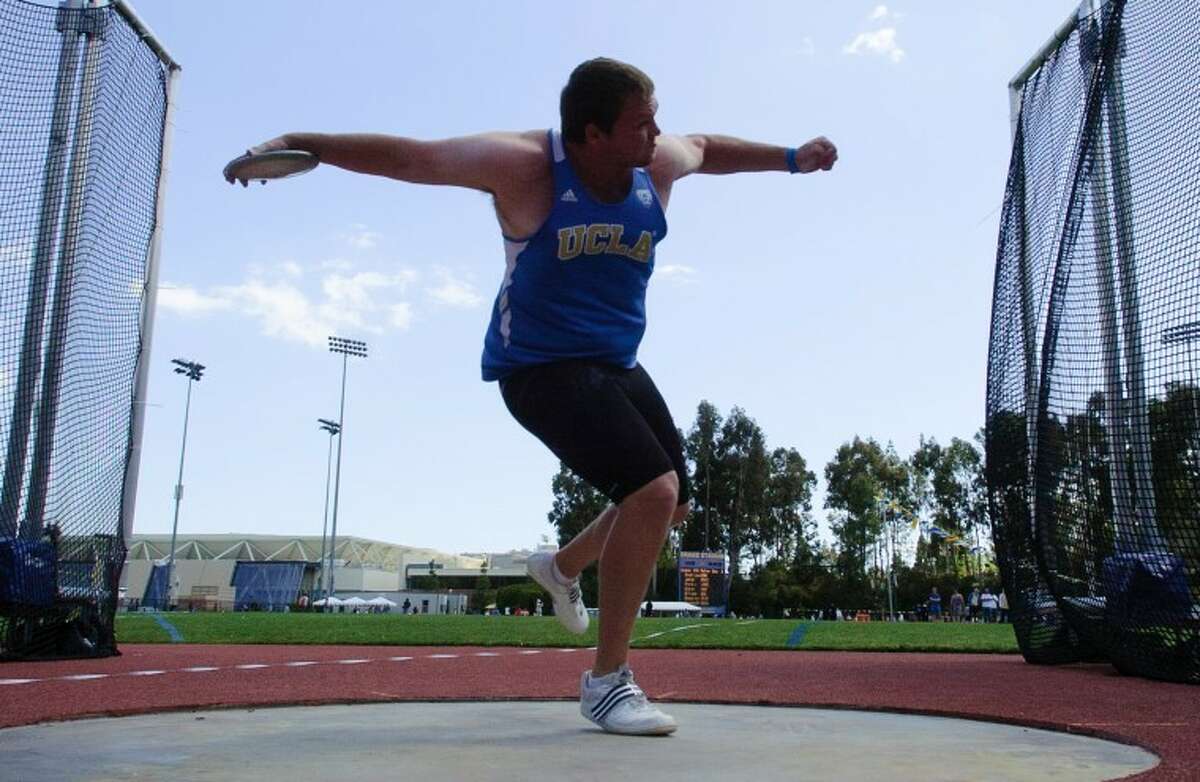 Matt Kosecki, seen here at the RJ/JJK Invitational on April 14, competed in the discus at the NCAA Outdoor Track and Field Championships this week.