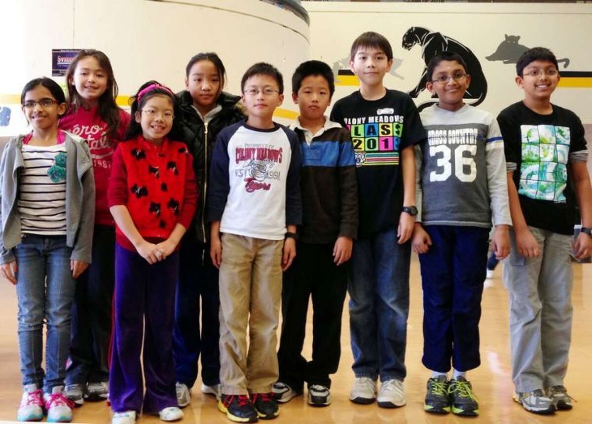 Colony Meadows Elementary School team earns first place at Math and