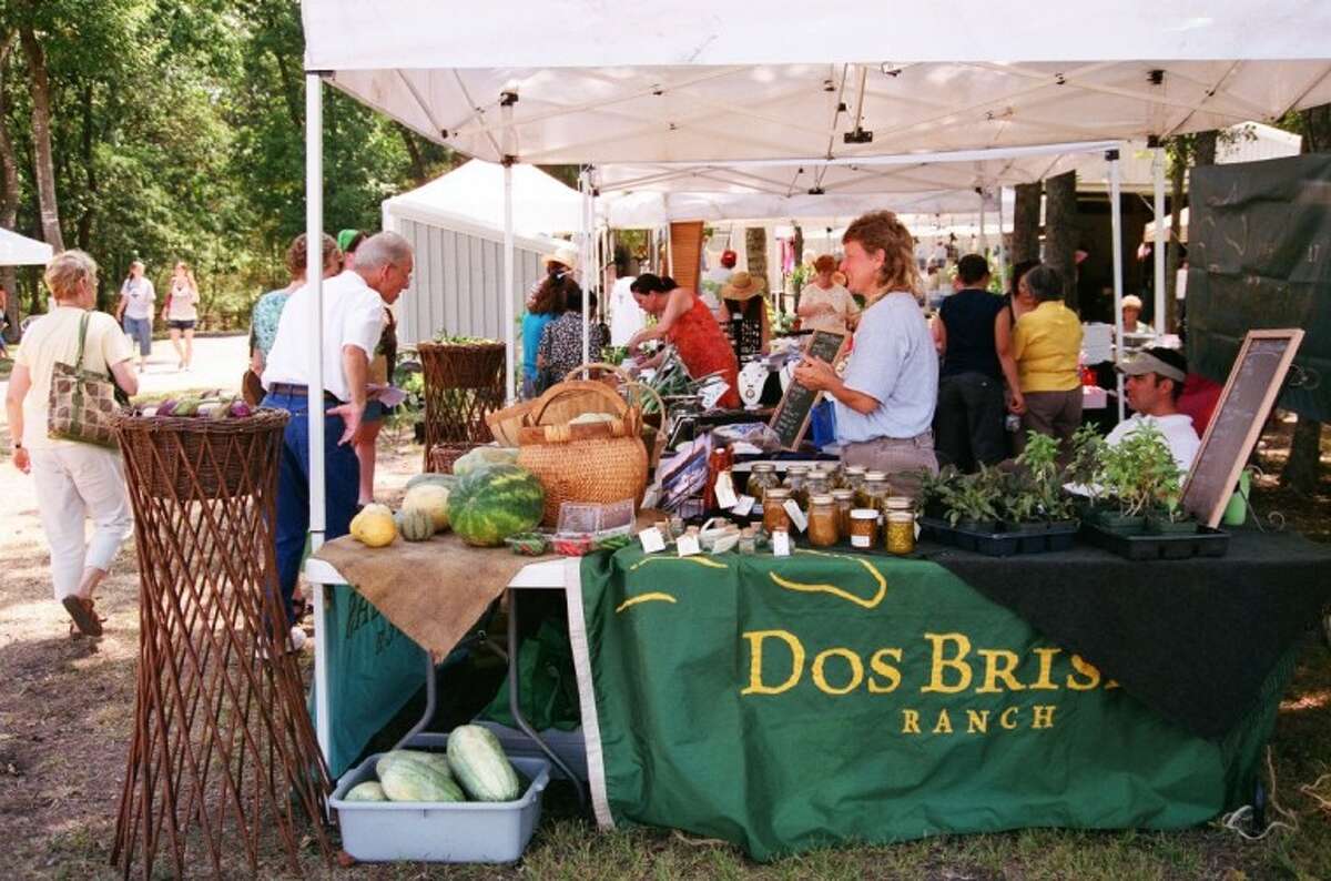 The Dos Brisas Ranch near Brenham had a booth at the 2010 Lavender and Wine Festival.