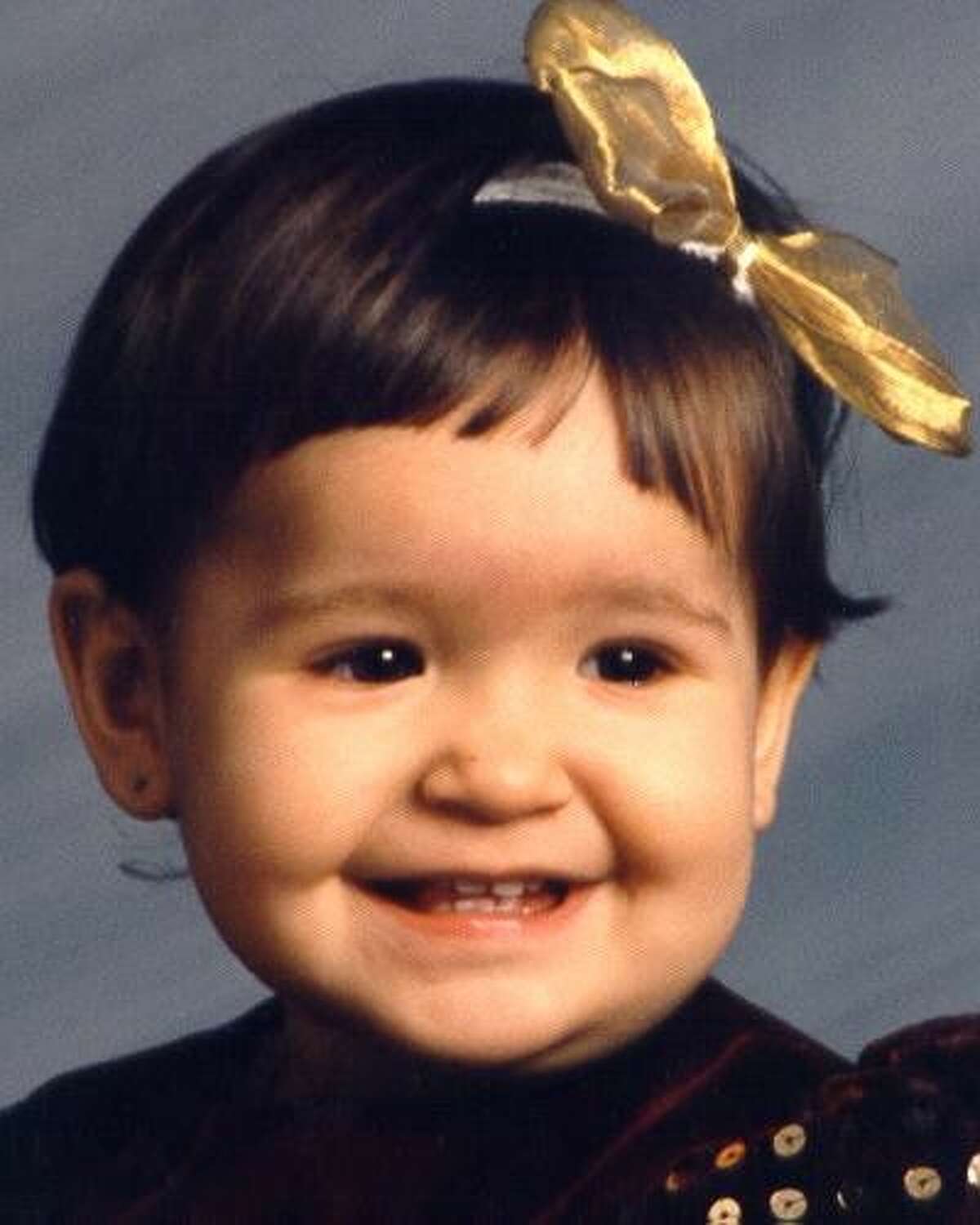 Bianca Lozano as a baby, more than 16 years ago.