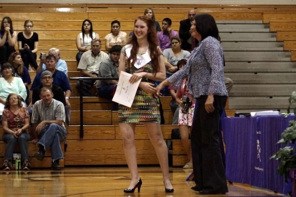 Brittany Platt received the Dayton Athletic Booster Club Scholarship.
