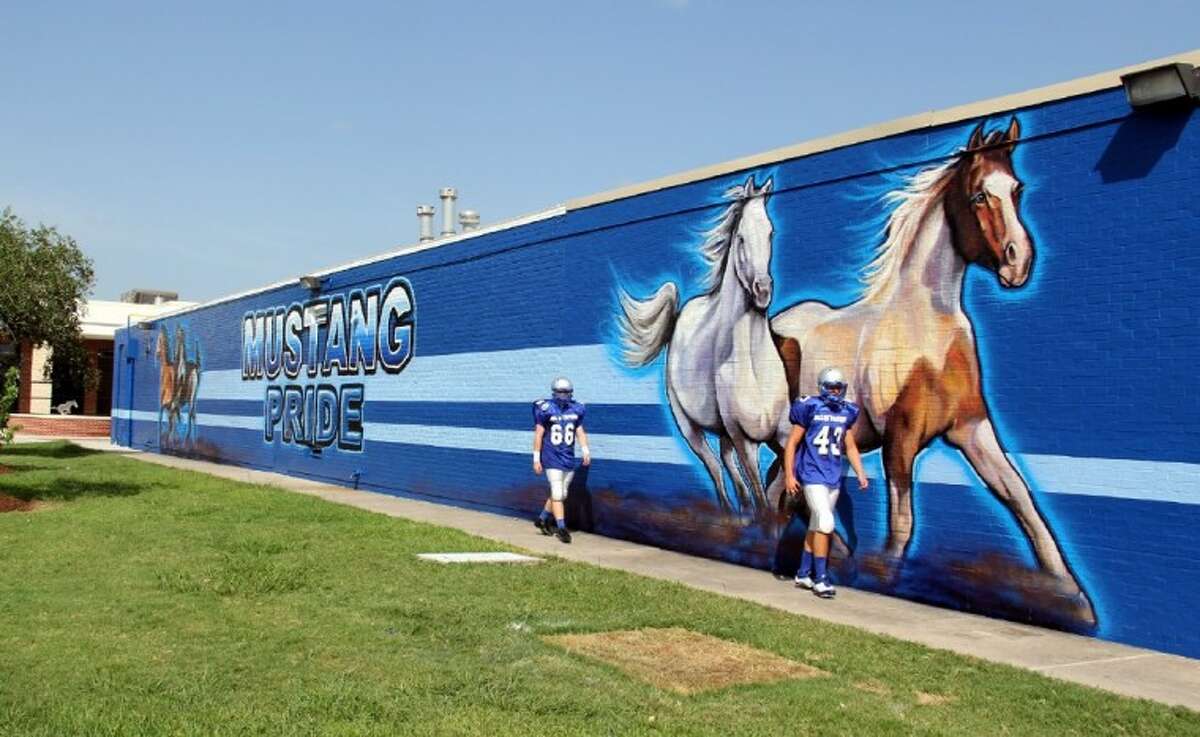 Giant mural completed at Friendswood High School