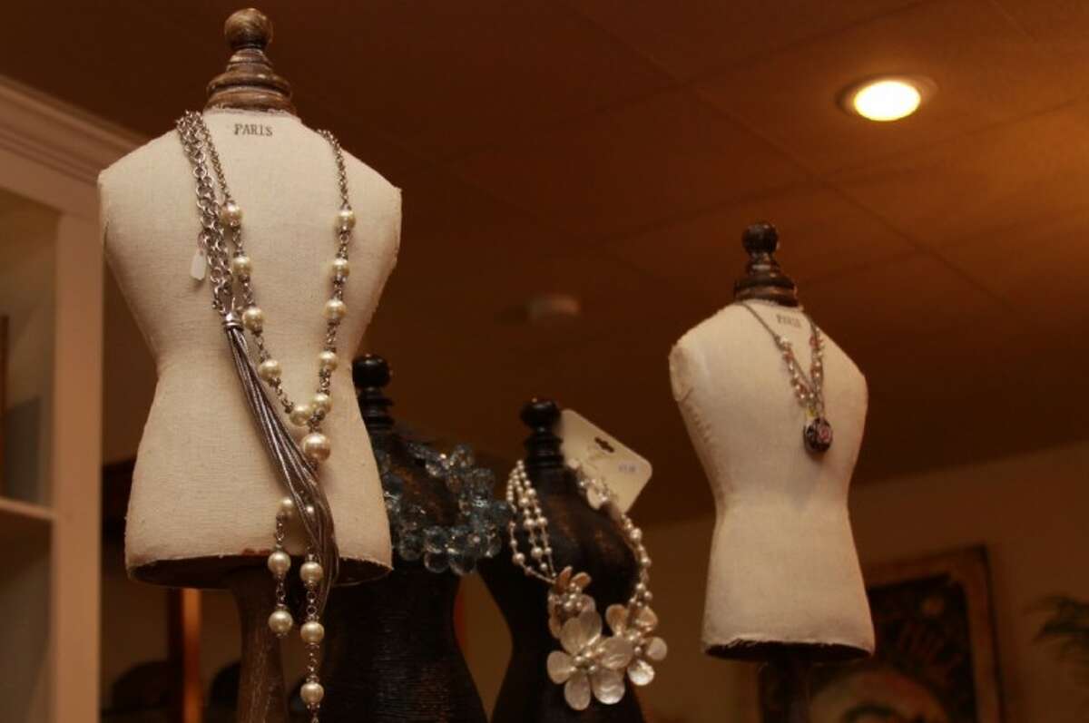 Along with furniture and artwork, French Courtyard Consignment House also features jewelry.