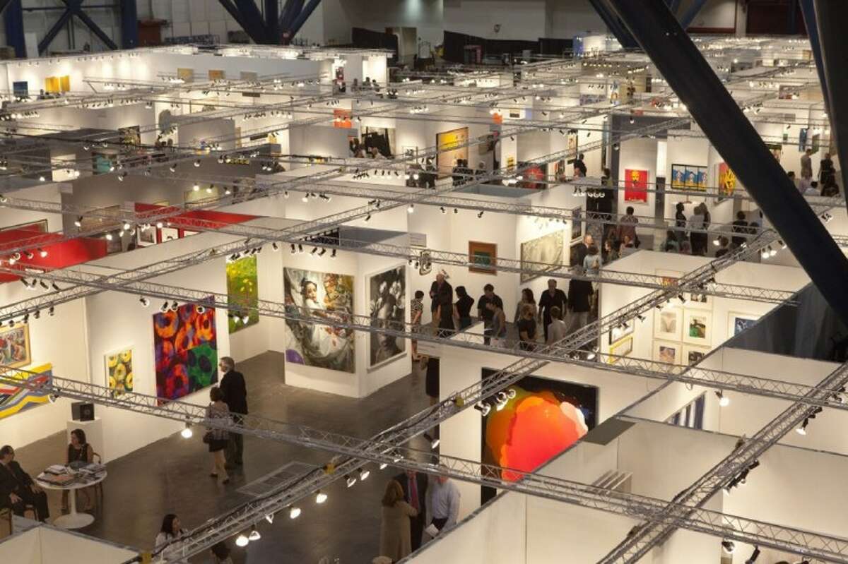The show floor at last year’s inaugural Houston Fine Art Fair at the George R. Brown Convention Center. This year's fair is Sept. 13-16 at Reliant Center.