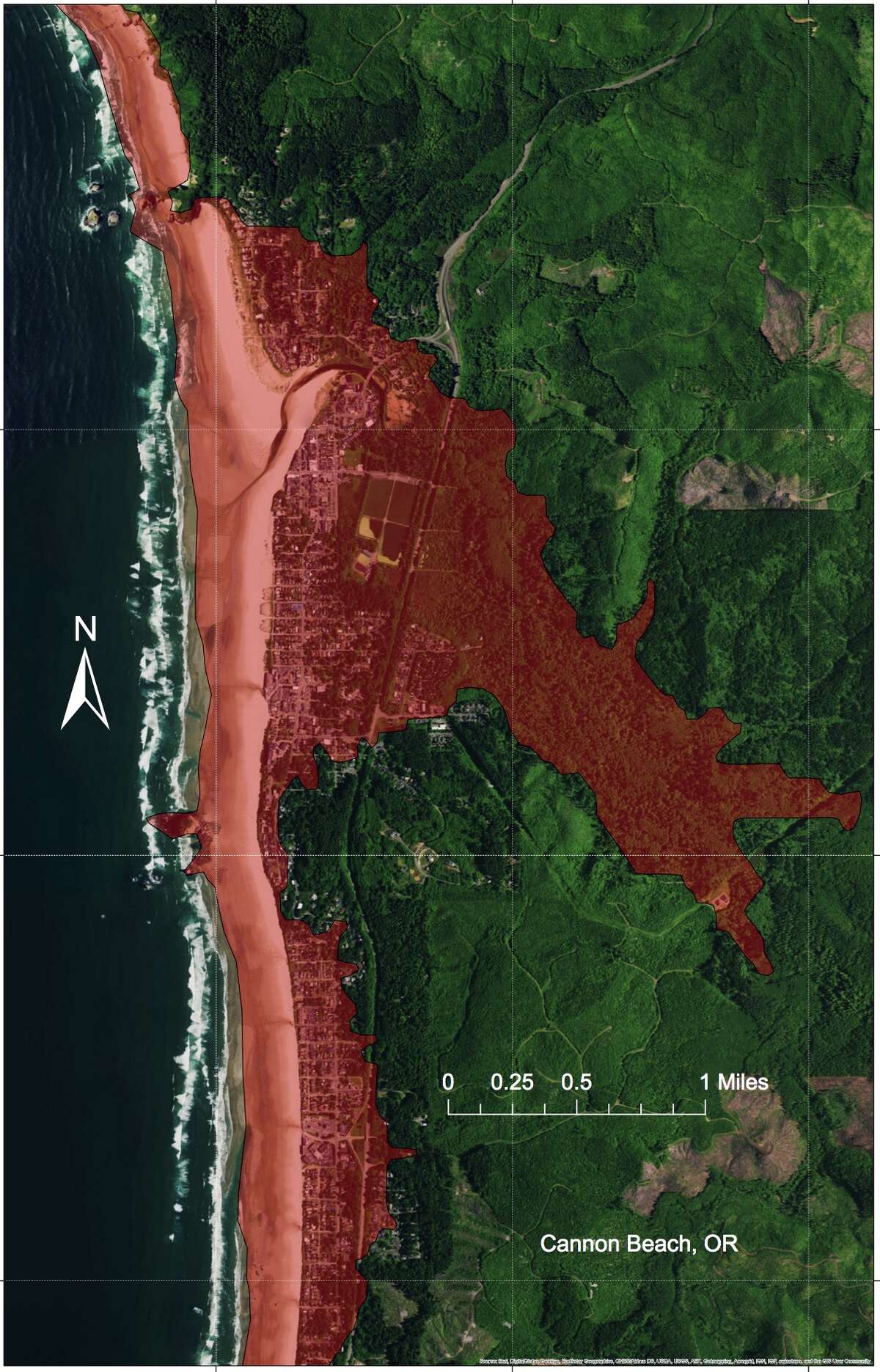West coast tsunami risk
