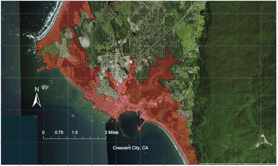 West coast tsunami risk