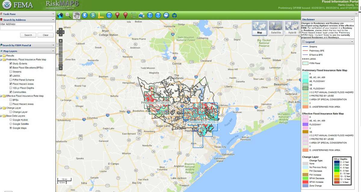 Harris County homeowners should determine if their houses are now in a flood-prone area. >>Click to see maps that help explain Greater Houston's tangle with flood waters.