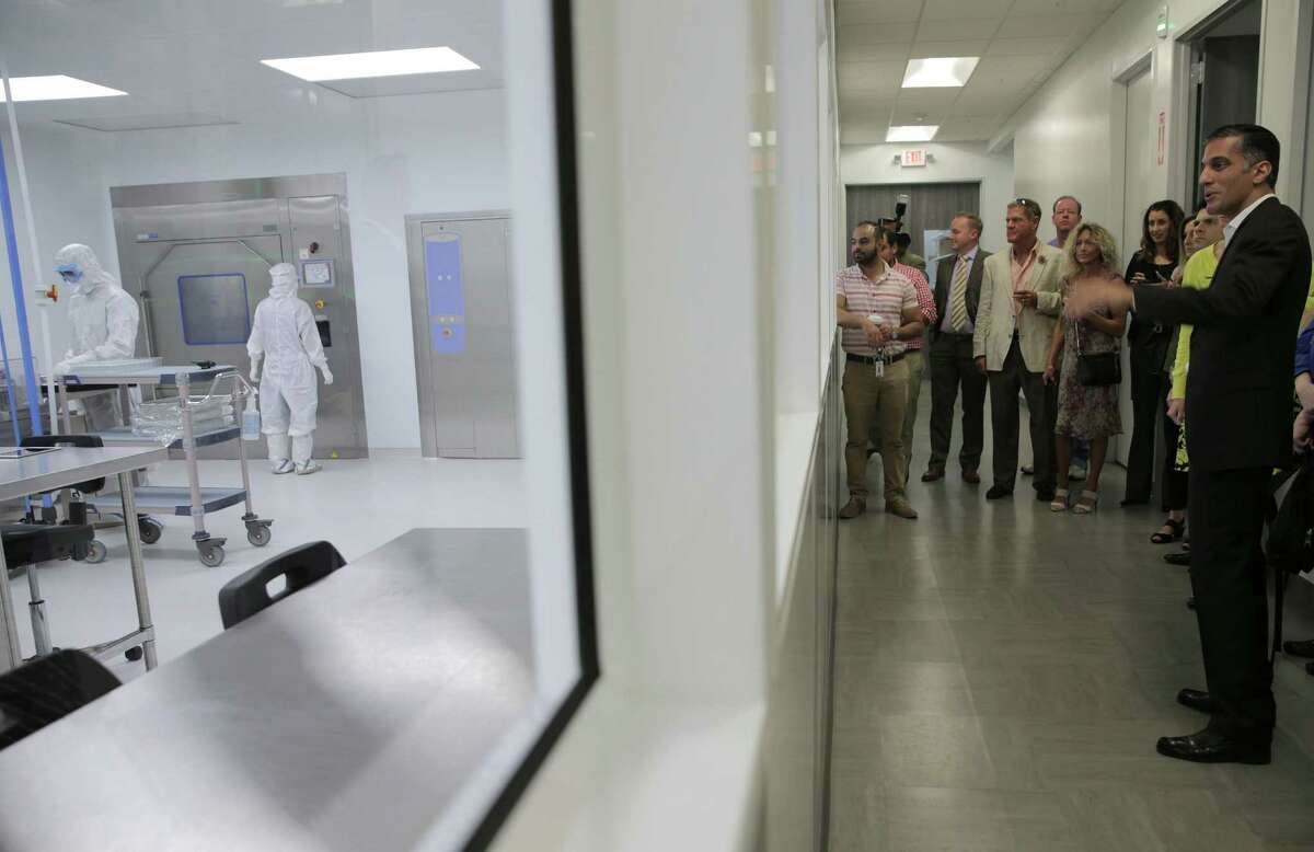 Empower Pharmacy CEO Shaun Noorian, gives a tour of the company's new FDA-registered outsourcing facility on Thursday, Sept. 29, 2016, in Houston. ( Elizabeth Conley / Houston Chronicle )