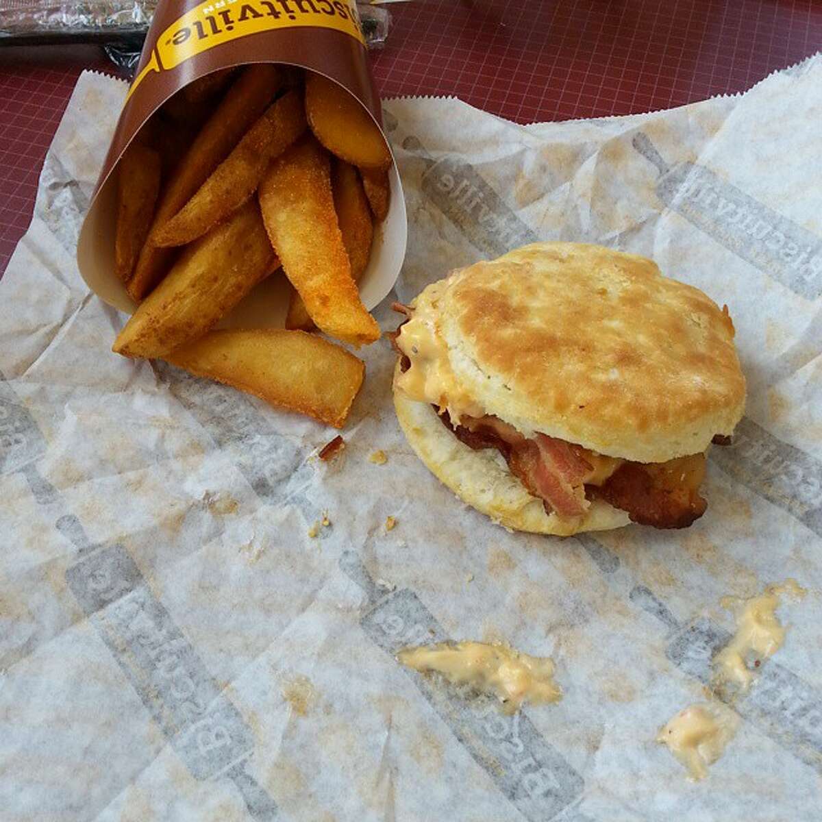A meal from Biscuitville.