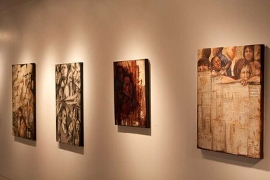 LSCTomball exhibits paintings that shed light on abuse Houston Chronicle